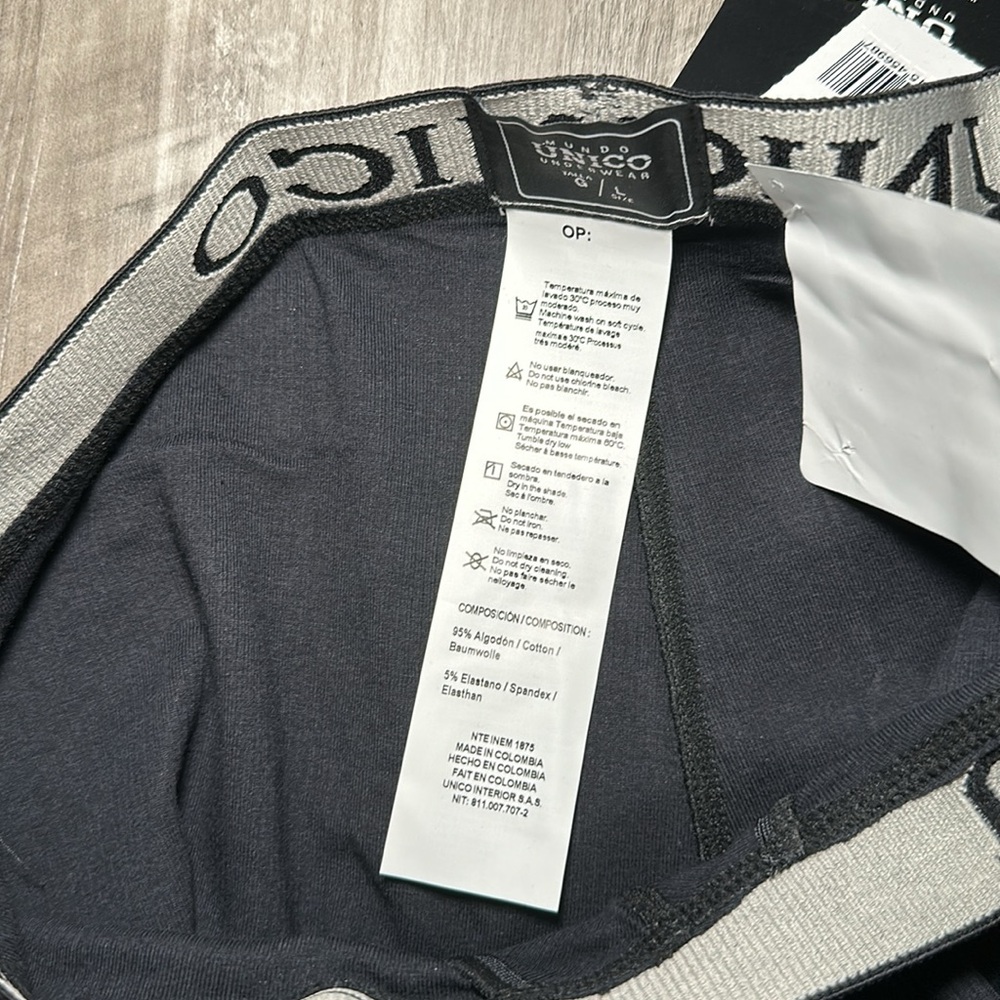 Unico Ribbed Boxer Brief - Large - Picture 3 of 3